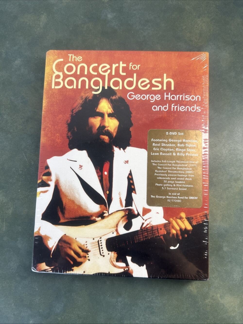SOLD  Concert for Bangladesh George Harrison and Friends 2 DVD Set W/Booklet NEW